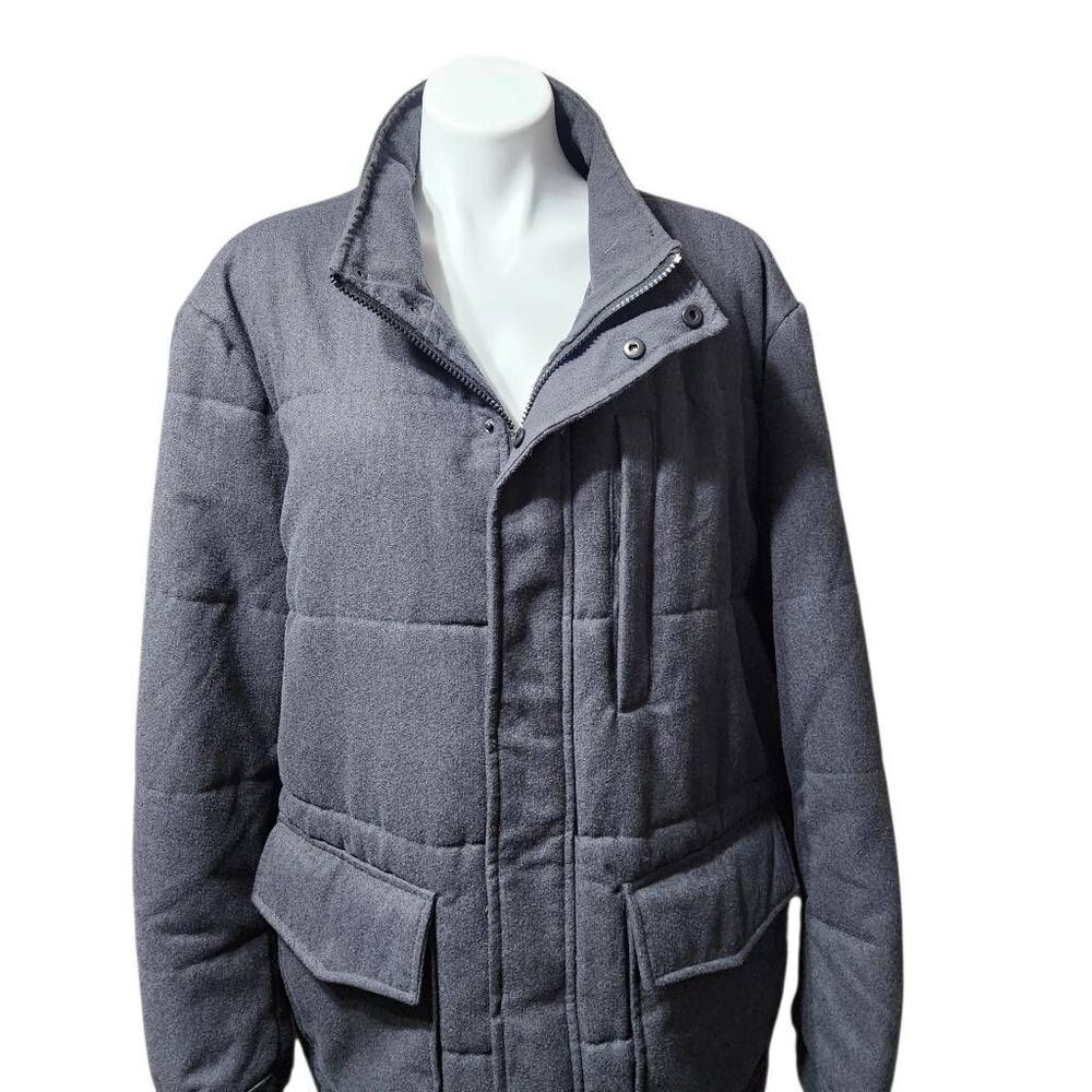 Apt 9 Gray Puffer Coat Soft Xxl - image 7